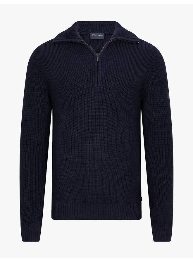 Giono Half Zip Trui 118265054-699000 Donkerblauw
