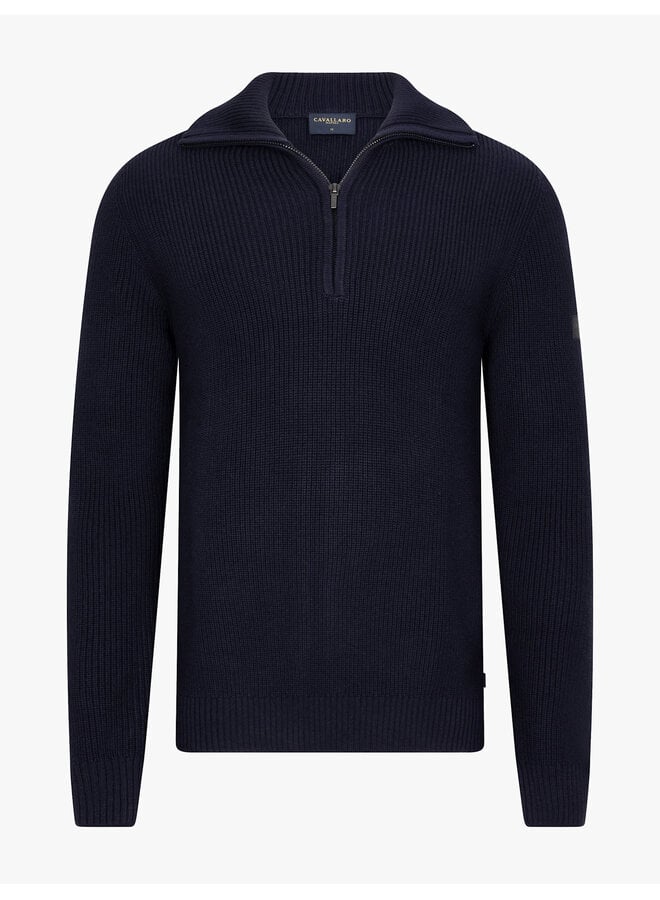 Giono Half Zip Trui 118265054-699000 Donkerblauw