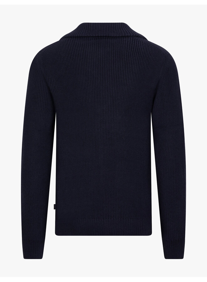 Giono Half Zip Trui 118265054-699000 Donkerblauw