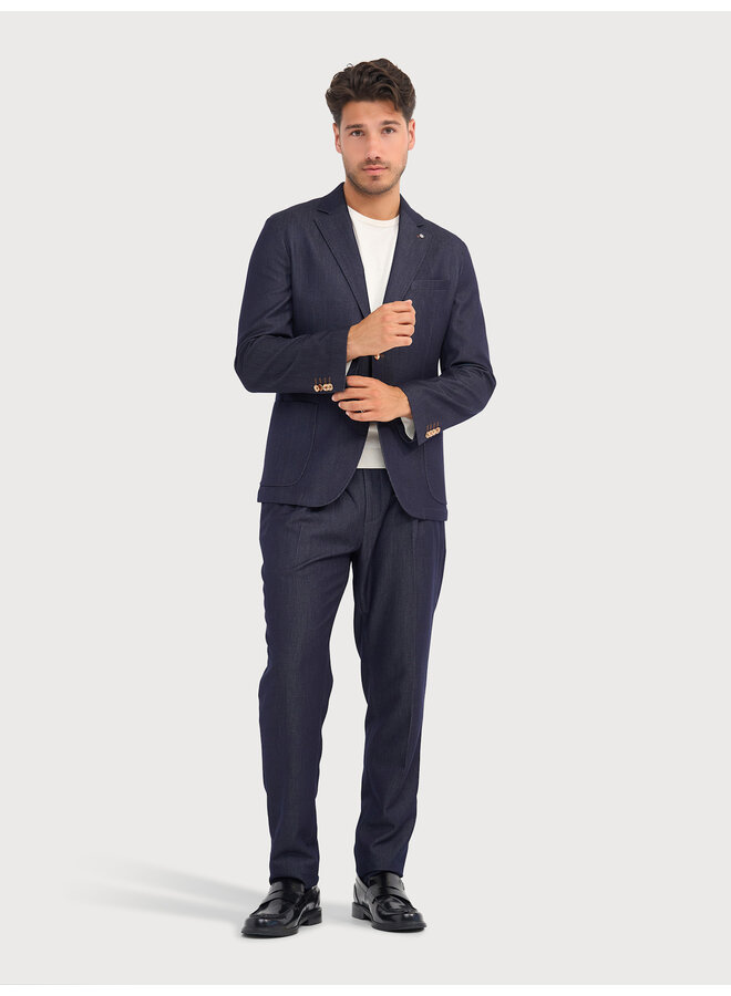 Colbert / Kostuum Jersey Travel 24/7 Knitted JBIW26-M6 Denim