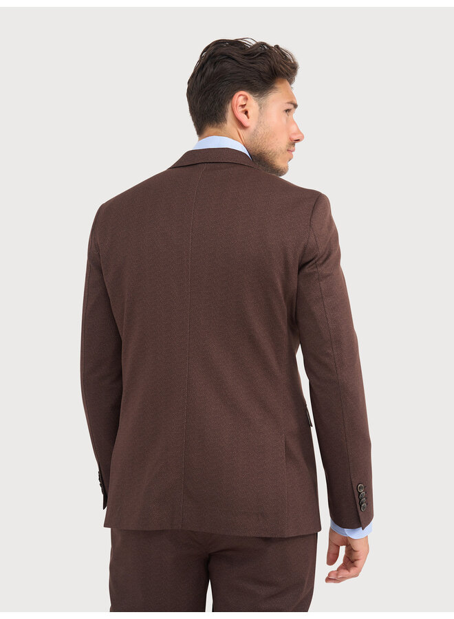 Colbert / Kostuum Jersey Travel 24/7 Knitted JBIW26-M16 Brown