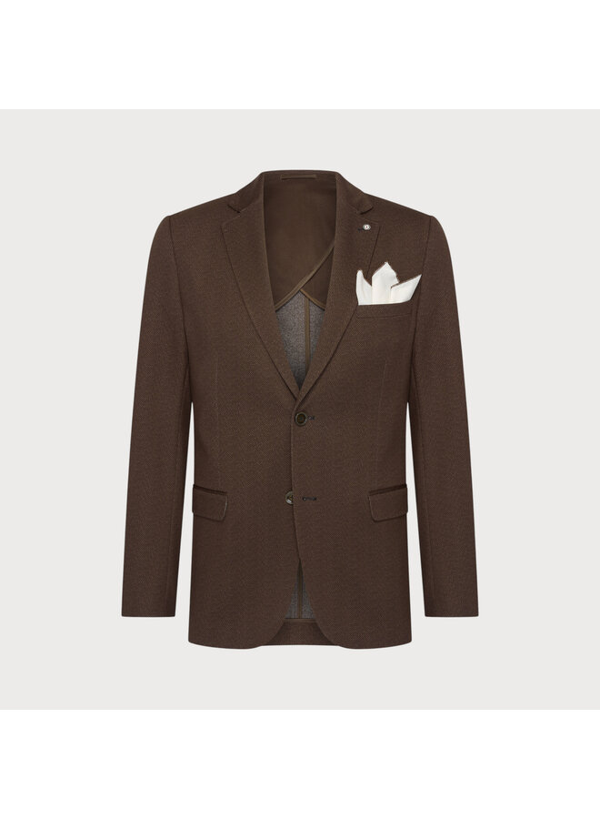 Colbert / Kostuum Jersey Travel 24/7 Knitted JBIW26-M16 Brown