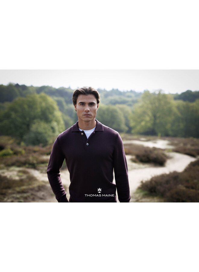 Pullover 6283TM120  col 49 Aubergine Melange