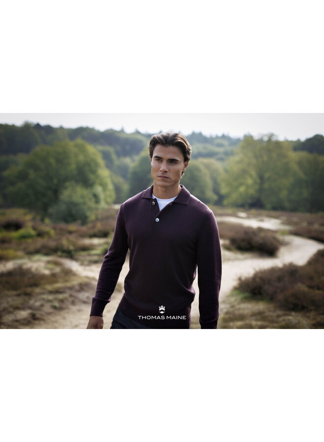 Pullover 6283TM120 col 49 Aubergine Melange