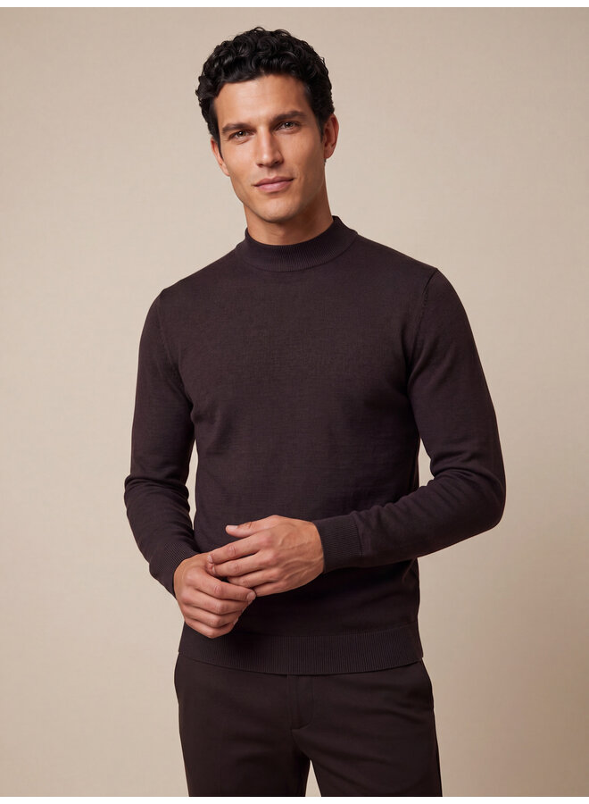 Milacio Turtle Neck Trui 118265005-898000 Donkerbruin