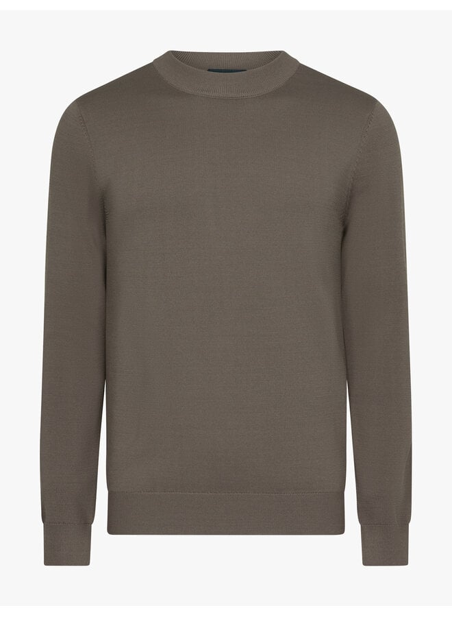 Milacio Turtle Neck Trui 118265005-880000 Donker Taupe