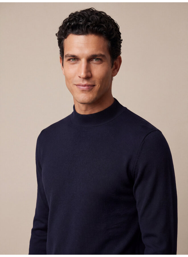 Milacio Turtle Neck Trui 118265005-699000 Donkerblauw