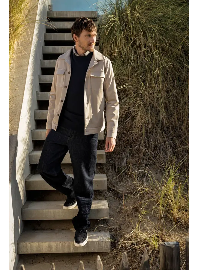 Overshirt Suède Look 627514 col 81 Beige