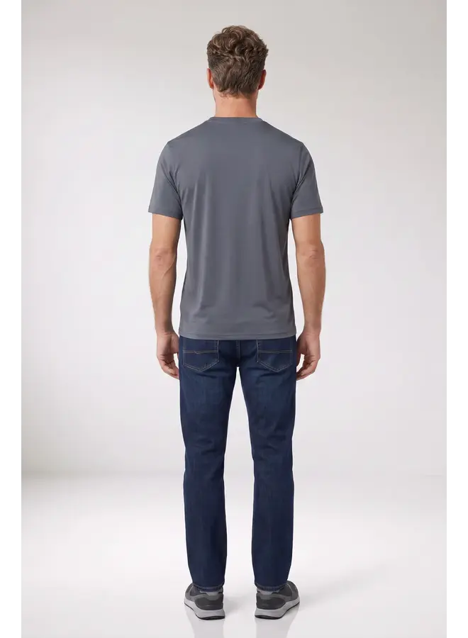 T-Shirt Luca Liquid Cotton 625078 col 62 Middenblauw