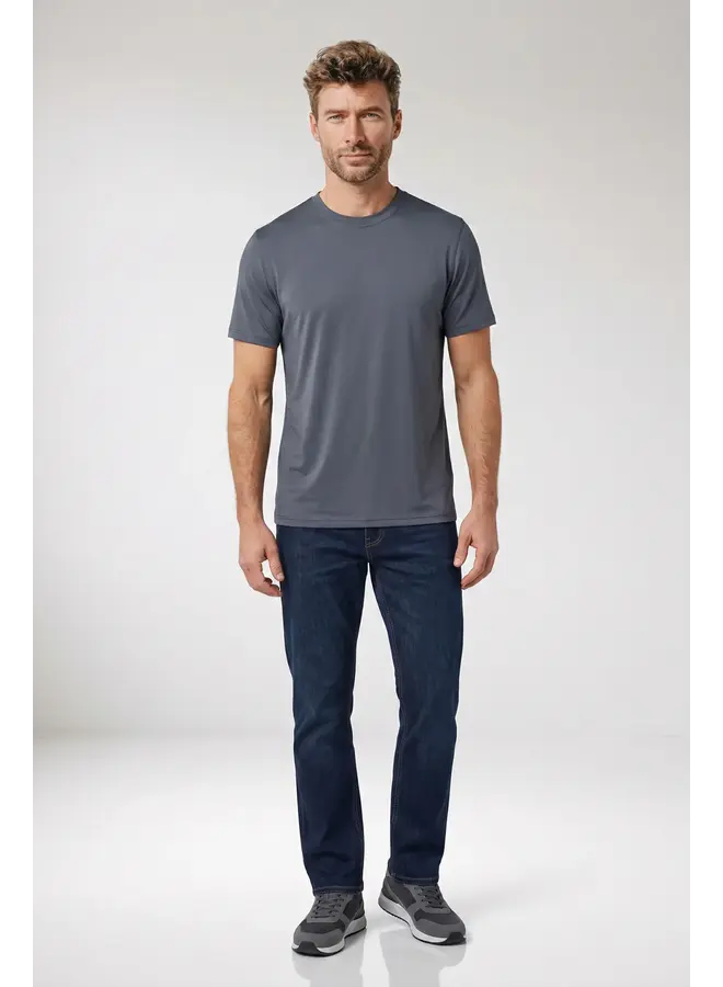 T-Shirt Luca Liquid Cotton 625078 col 62 Middenblauw