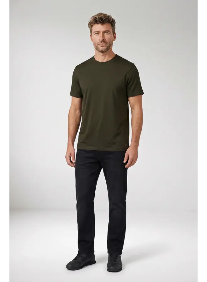 T-Shirt Luca Liquid Cotton 625078 col 70 Donkergroen
