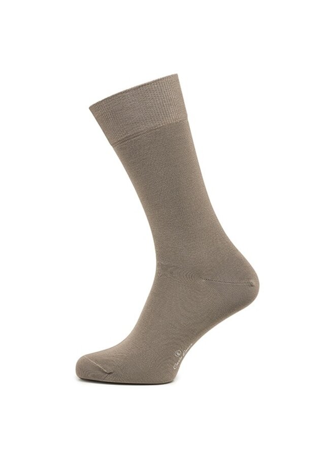 Katoenen Herensokken Classico art 100-551 Dark Sand