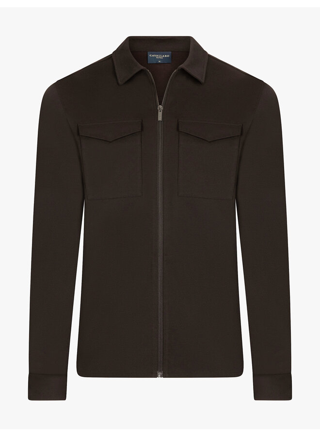 Zeradino Overshirt 123265013-898000 Donkerbruin