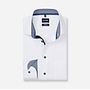 Overhemd Wit Accent Blauw Modern Fit Luxor 1360 24 15