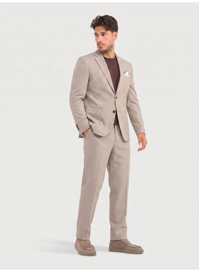 Chino pied-de-poule StevenW26-M3 Sand
