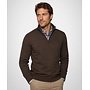 Zip Mock Trui Katoen-Kasjmier MM262.1204.01 Chocolate Brown
