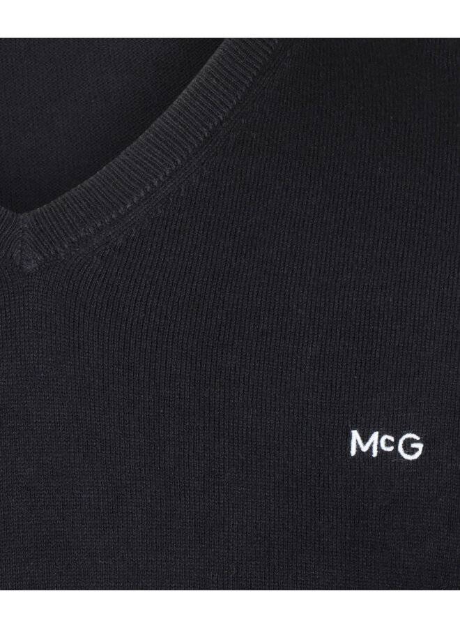 Trui Katoen-Kasjmier V-Hals MM999.1201.01 Navy