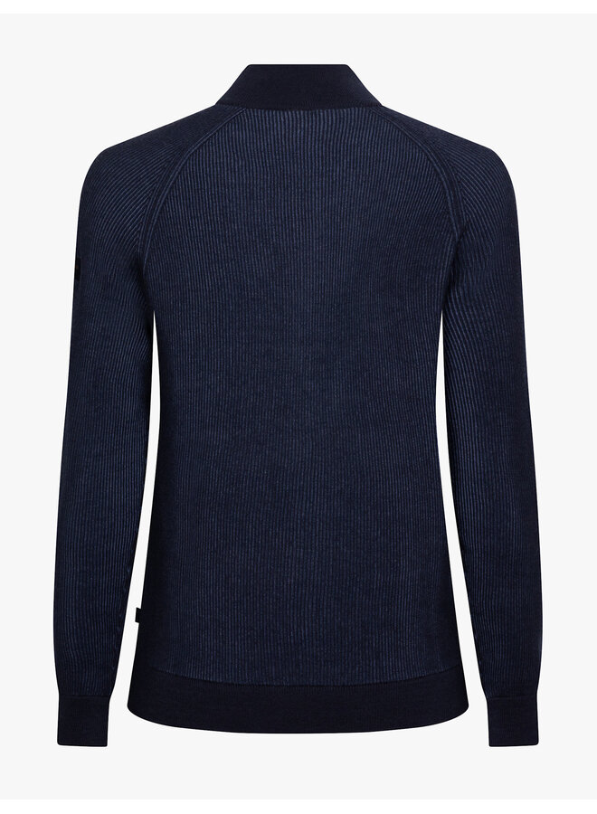 Romano Full Zip Cardigan 119265024-699000 Donkerblauw