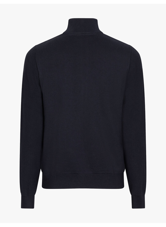 Gioni Full Zip Cardigan 119265053-699000 Donkerblauw