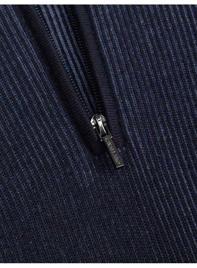 Romano Half Zip Pullover 118265019-699000 Donkerblauw