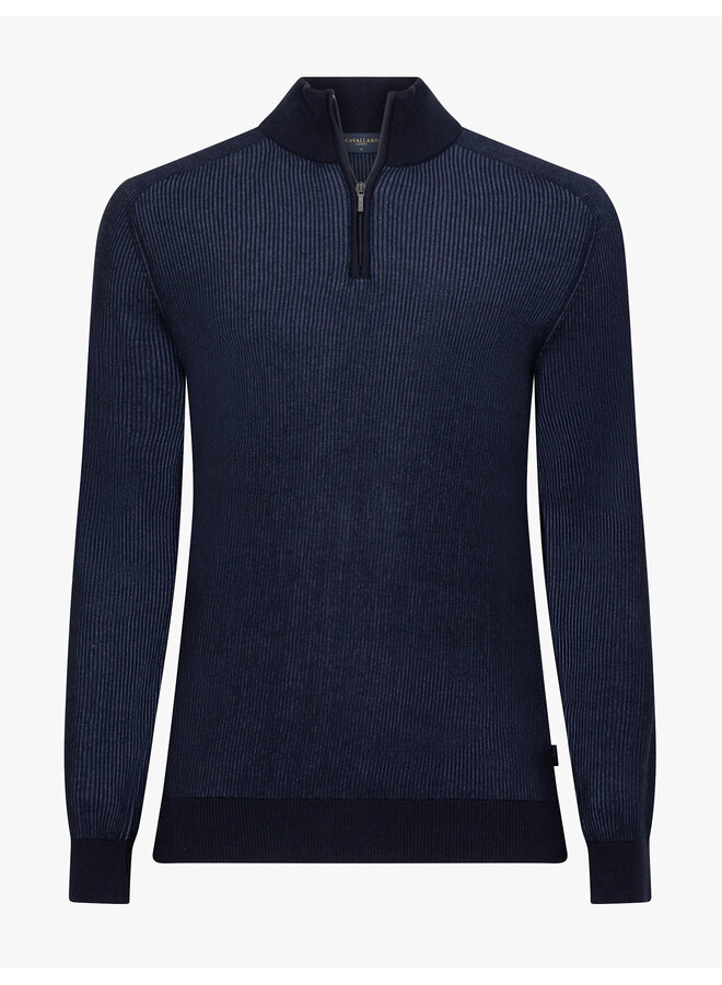 Romano Half Zip Pullover 118265019-699000 Donkerblauw