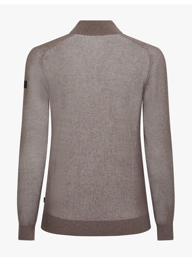 Romano Half Zip Pullover 118265019-840000 Taupe