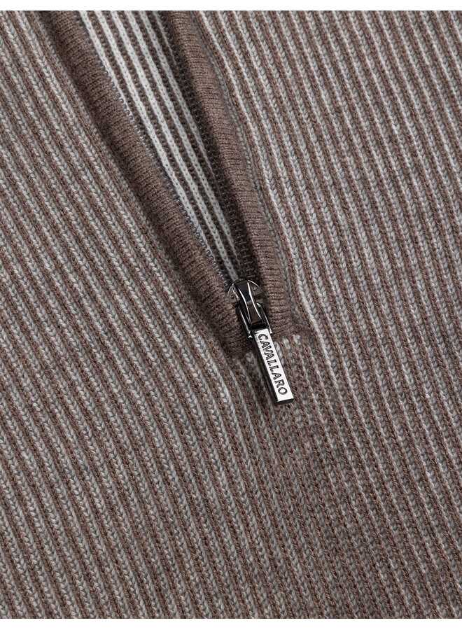 Romano Half Zip Pullover 118265019-840000 Taupe
