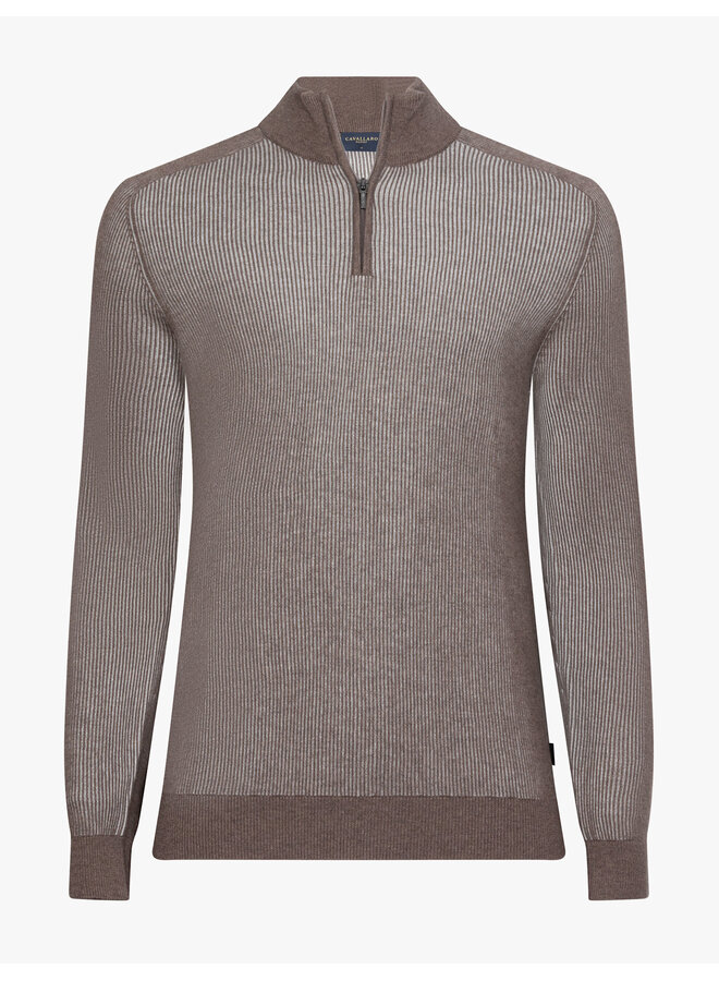 Romano Half Zip Pullover 118265019-840000 Taupe