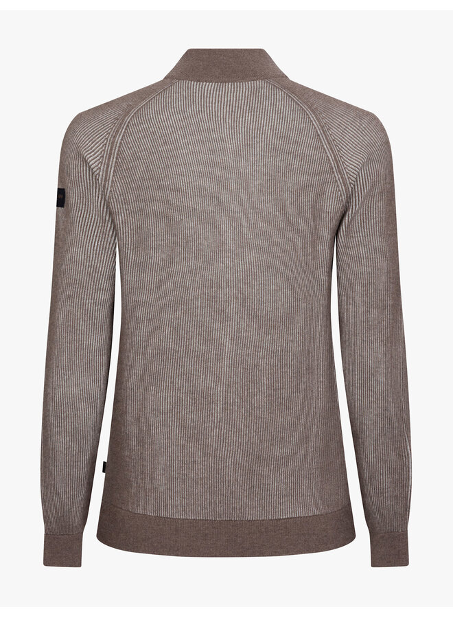 Romano Full Zip Cardigan 119265024-840000 Taupe