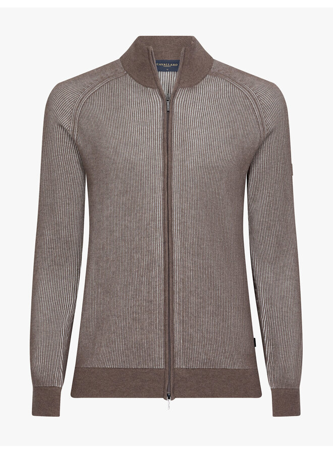 Romano Full Zip Cardigan 119265024-840000 Taupe
