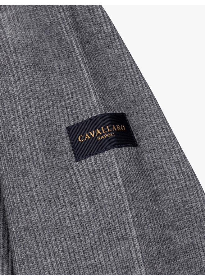 Romano Full Zip Cardigan 119265024-950006 Mid Grey Melange