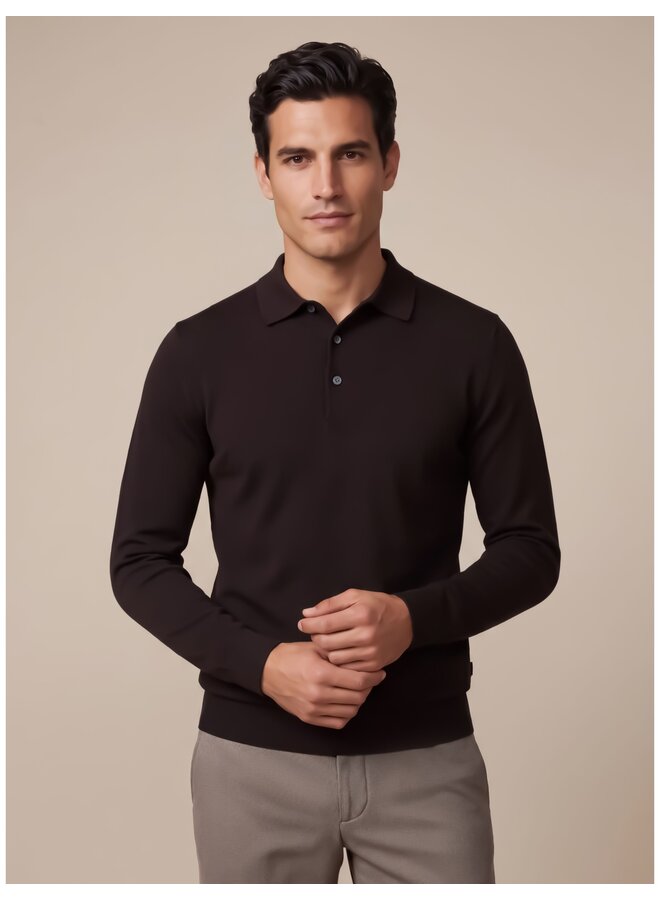 Milacio Polo 116265023-898000 Donkerbruin