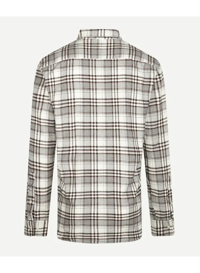 Overhemd Flanel Ruit MM262.6001.08 Chocolate Brown