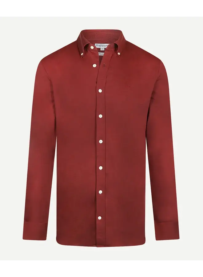Overhemd Stretch Piqué MM262.6001.01 Burgundy