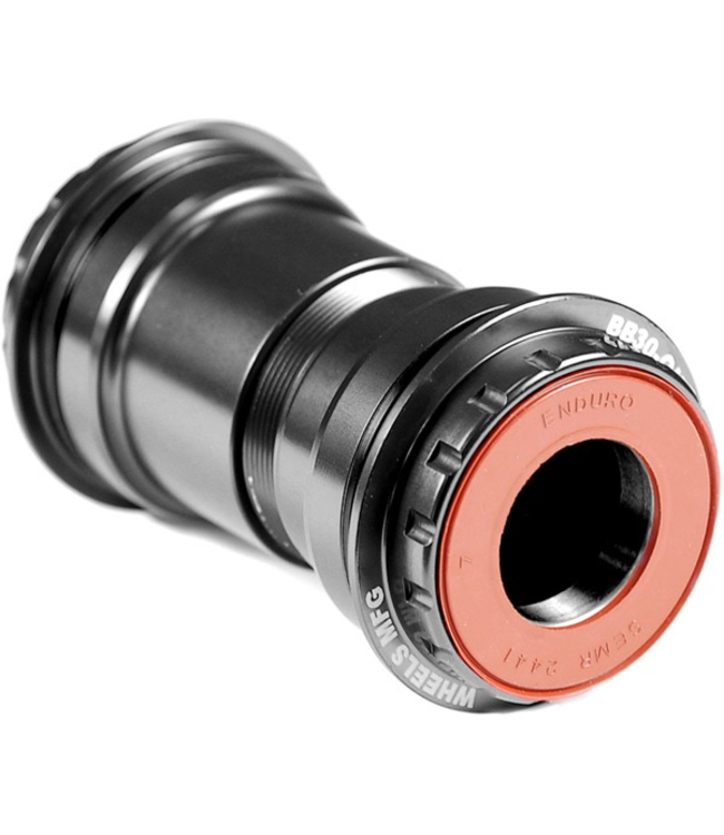 WMfg BB30 to Outboard ABEC-3 Bearings 24mm Black