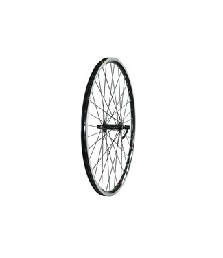 26” QR Double Wall MTB Black Front Wheel