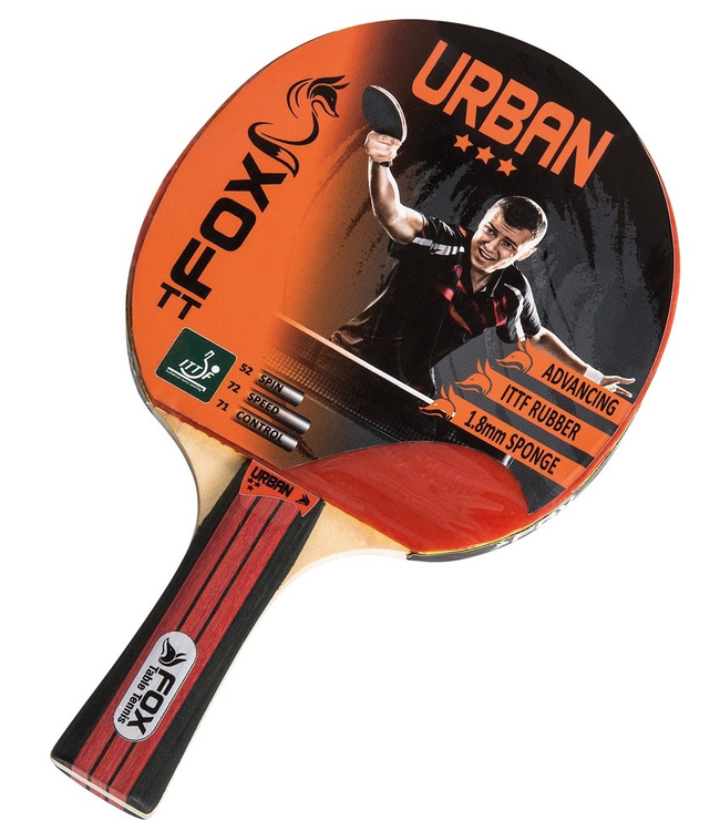 Fox TT Urban 3 Star Table Tennis Bat