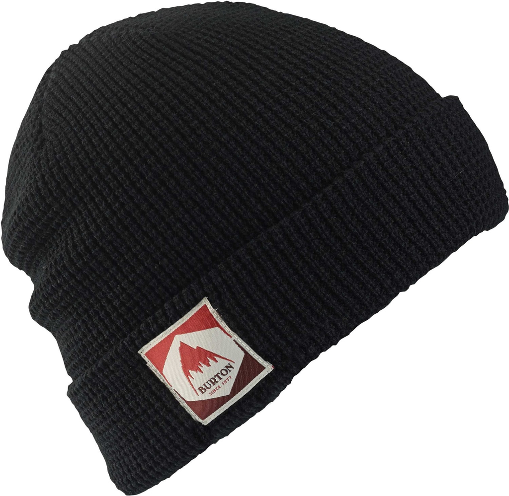 Burton Unisex Waffle-Knit Beanie Hat (One Size, True Black) - View #11