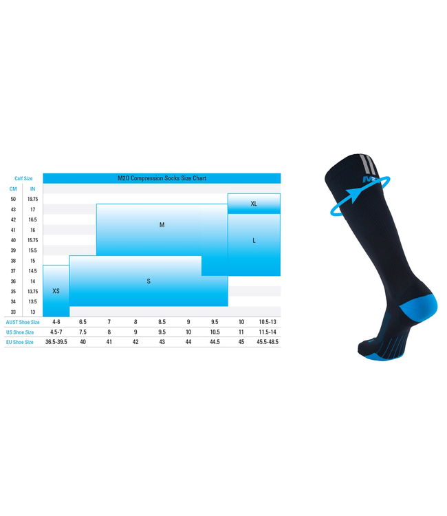 M2O Ankle Compression Socks
