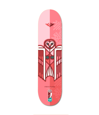 Fracture x Jono Wood Deck Red 8.0