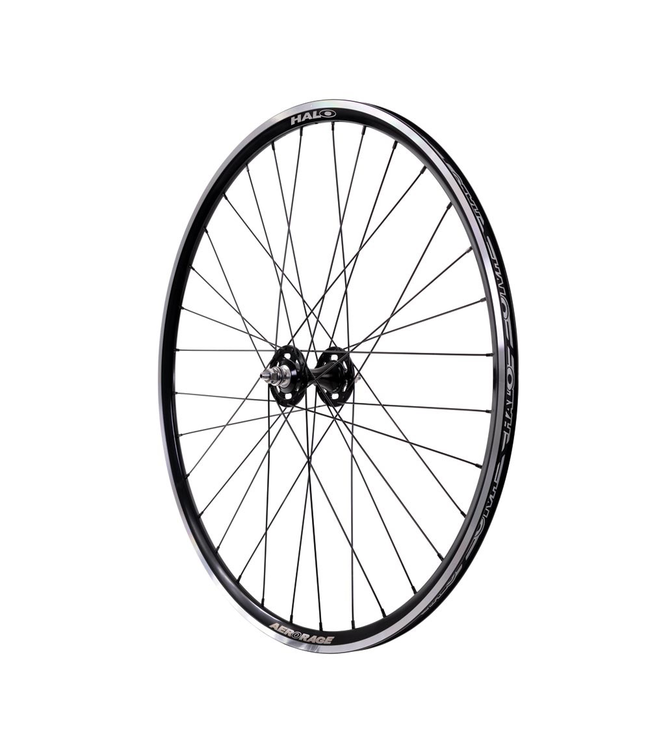 Aero Rage Track Front, Aero road rim on Halo Track SB Front hub, 32H