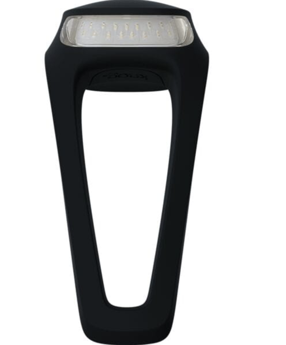 Knog Frog V3 – Luce LED Anteriore Ricaricabile 45 Lumen – Nero, Impermeabile IP67, USB-C