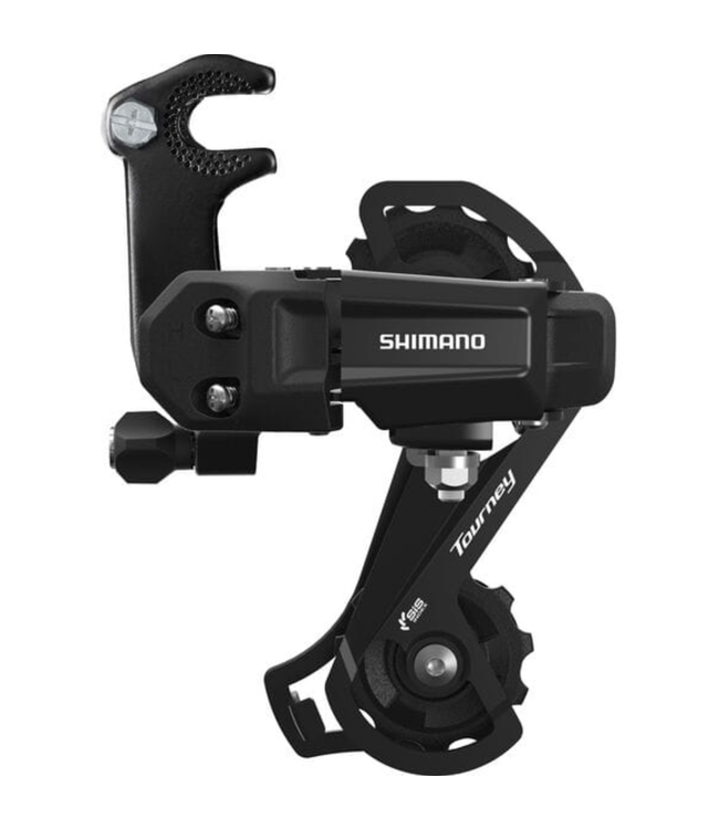 Tourney TY200 rear derailleur, 6/7-speed, with bracket, GS medium cage