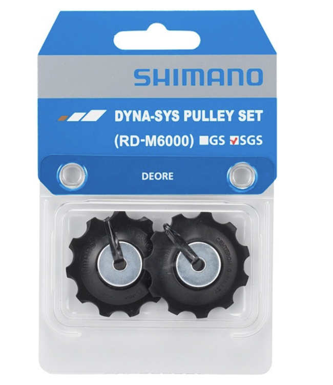 Shimano Deore RD-M6000 tension and guide pulley set, SGS