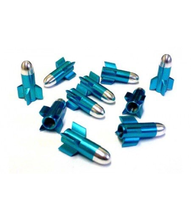 Rocket Valve Caps (Pair)