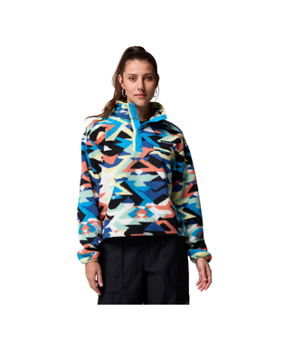 Columbia Helvetia™ II Printed Cropped Womens Half Snap Fleece