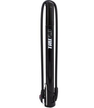 Truflo Truflo Air Flow MiniTrax CNC Mini Floor Pump with Extra-long hose, black