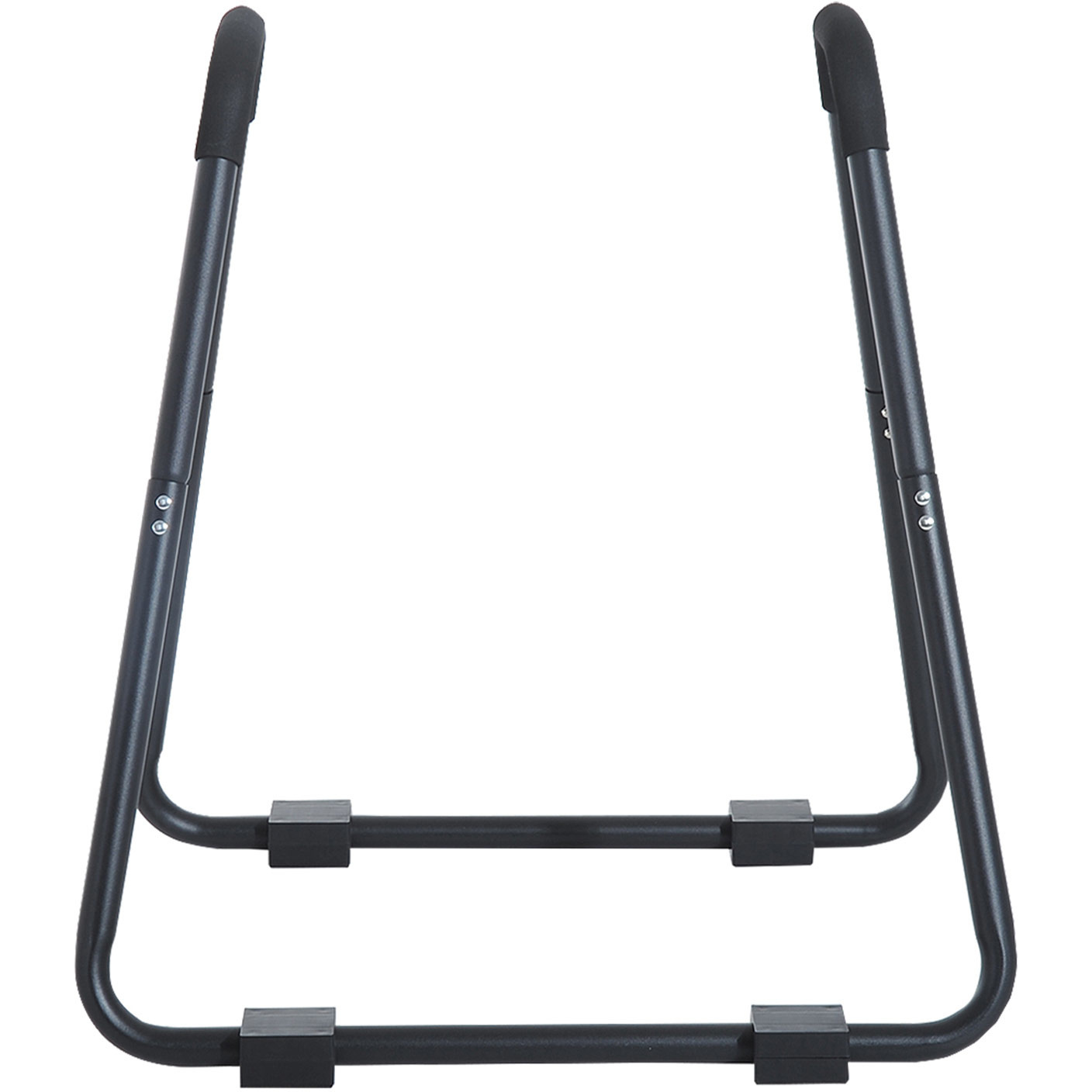 HOMdotCOM Dip station met lussen zwart