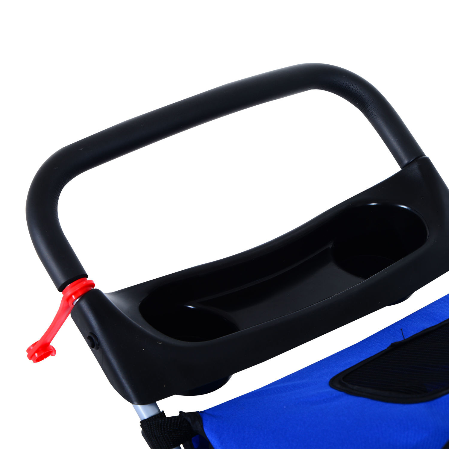 Paws Hondenbuggy met zonnedak en opbergnet blauw 75 x 45 x 97cm