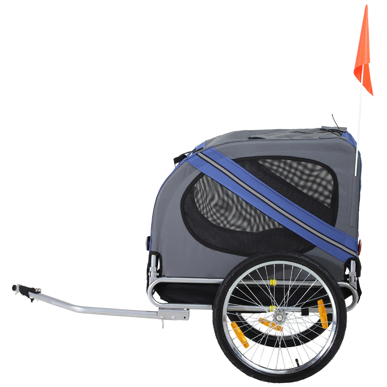 Paws Hondentrailer fietskar blauw 130 x 73 x 94cm